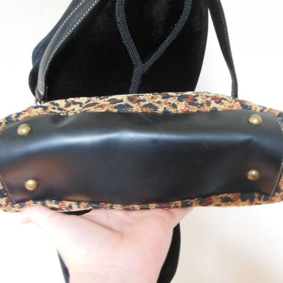 Fossil Leopard Print Shoulder Bag - Picture 5 of 8